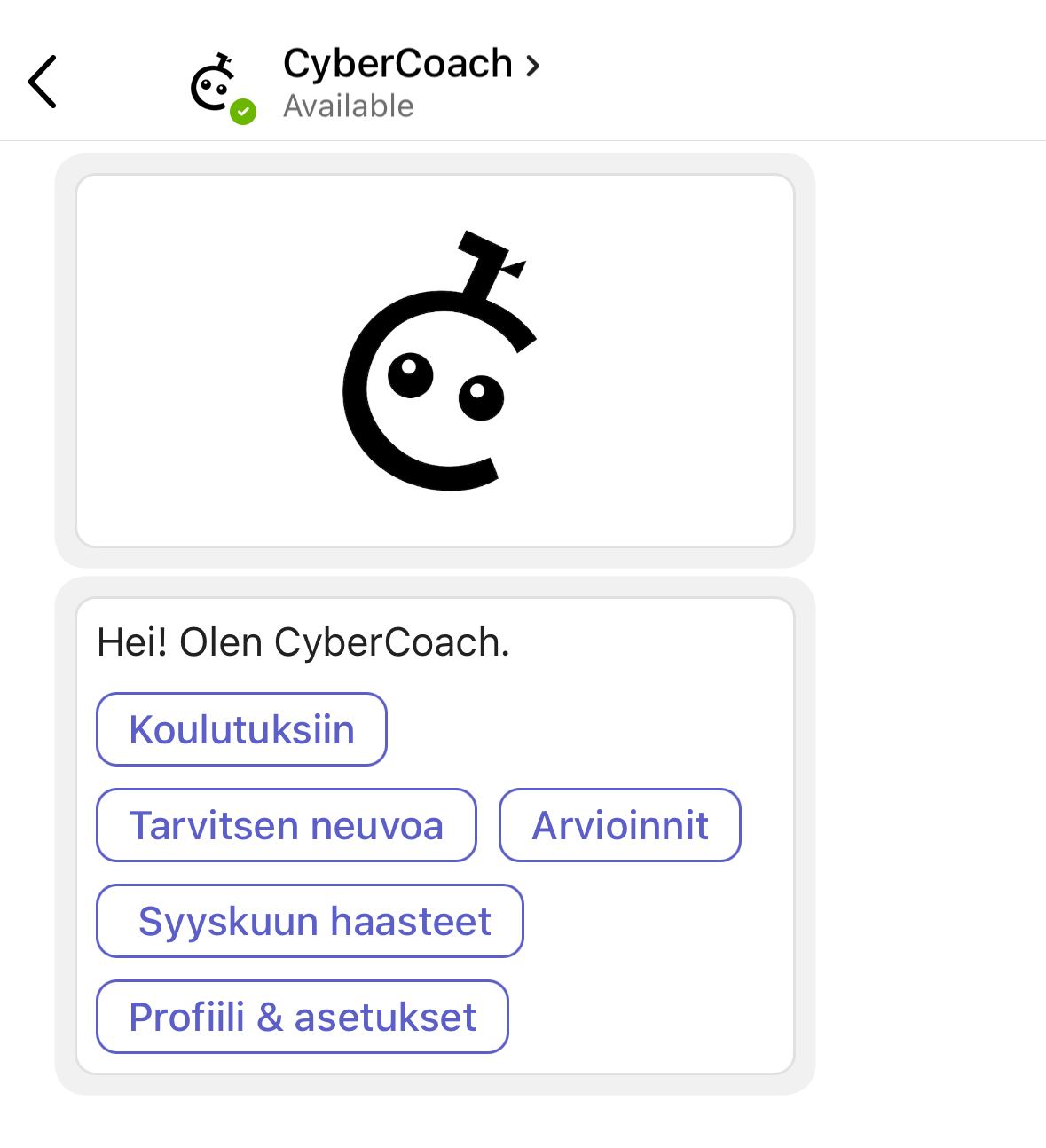 cybercoach main mobile FI
