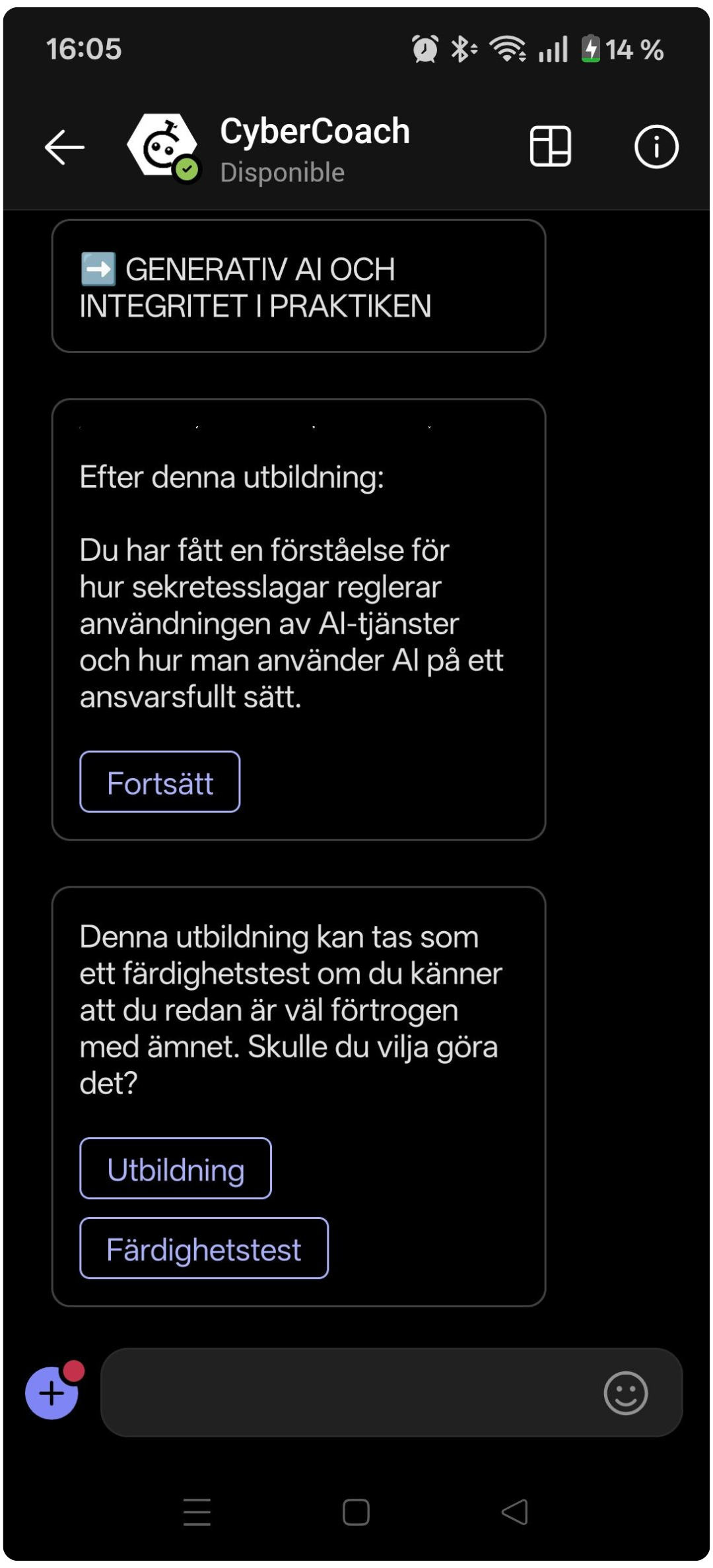 OT phone training SE
